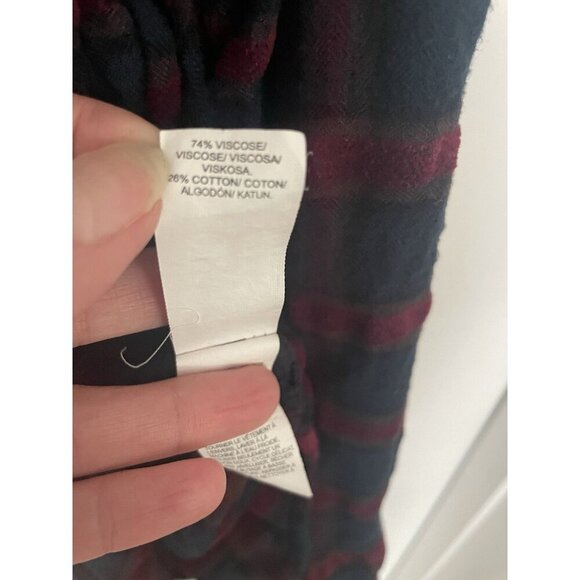 Lucky Brand Button Down Long Sleeve Plaid Flannel Women’s Size 3X - Picture 4 of 4